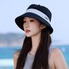 Sun Protection Wide Brim Fisherman Hat With Breathable Polyester For Beach And Travel