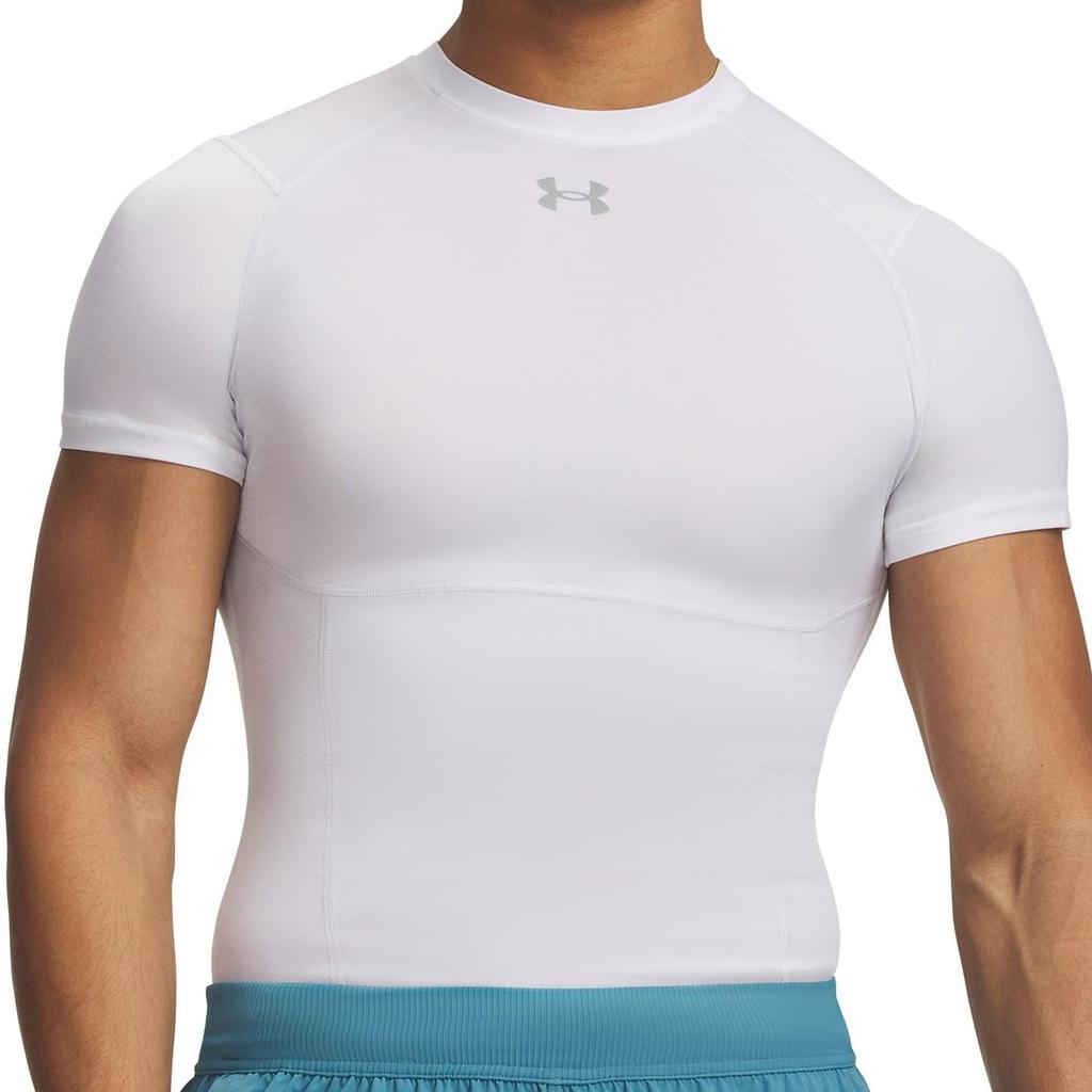 Under Armour T Shirts Men's White Crew Neck 6015382-100