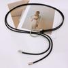 Stylish Slimming Leather Rope Waist Chain Multi-Use Versatile Waist-Cinching Belt Thin Rope Simple Skirts Waist Cover Party