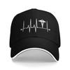 Medical Symbol Heartbeat  Baseball Cap  Fashion WomenUnisex Trucker Hat Sun Print Running Hippie Snapback Cap Gift