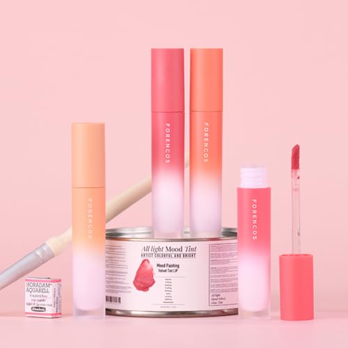 FORENCOS Alright Mood Velvet Tint 3.2g, Semi-Matte, Highly Moisturizing Tinted Lipstick (03 Hearty, Default)