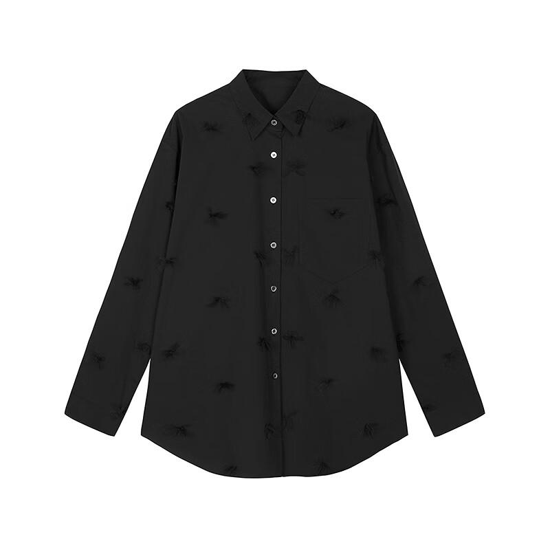 JNBY 2025 Spring Loose Long Sleeve Shirt