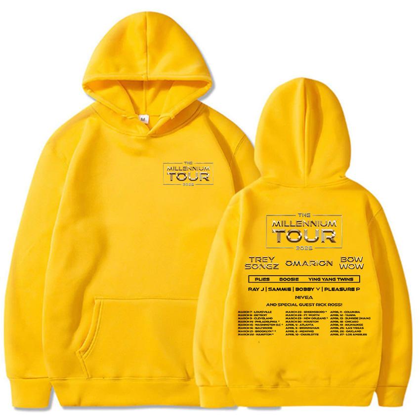 The Millennium Tour 2025 Graphic Hoodies Funko Pop Fashion Sweatshirt for Autumn/Winter Vintage Clothing Moletom Women Pullovers