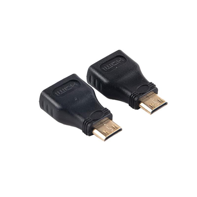 Black Mini Compatible Converter Male To Standard Extension Cable Adapter