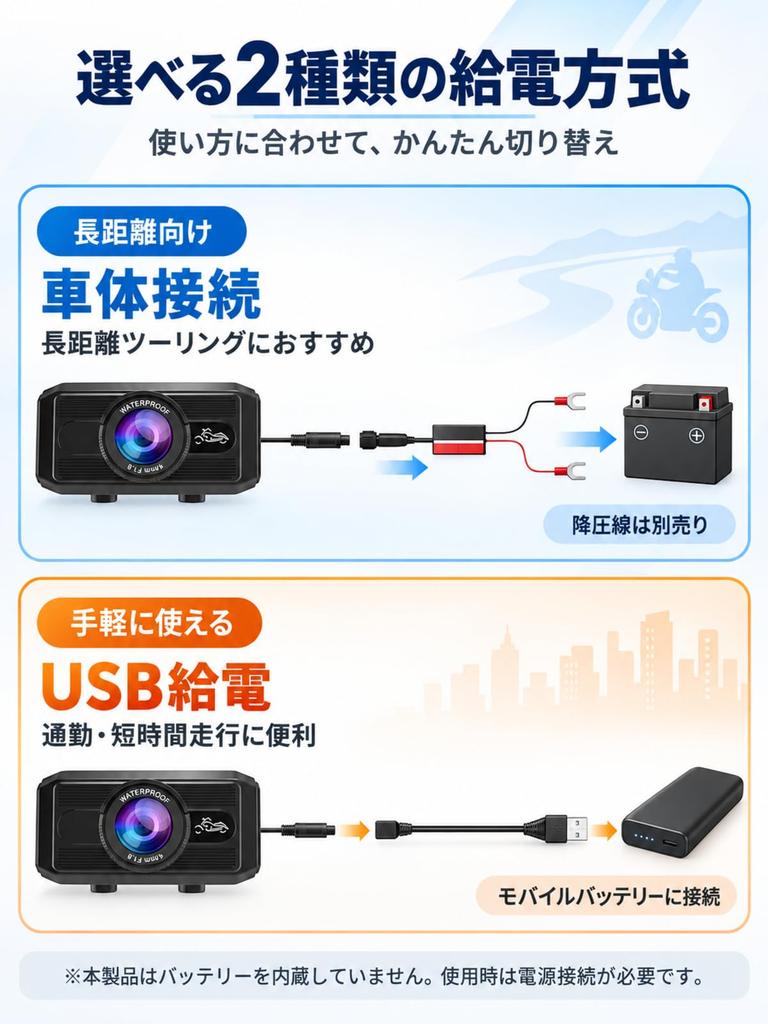 and Motorcycle 1080P IP67 Smartphone Motorcycle Wide for Emergency Automatic Continuous Loop Bicycle Action Rage WiFi and Dedicated App [Bicycle