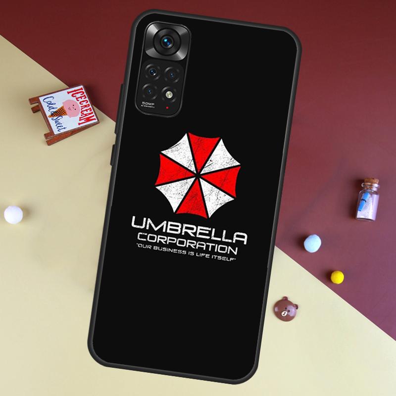 Umbrella Corporation Case For Redmi Note 11 Pro Redmi Note 10 Pro 9 8 12 9S 10S 11S Redmi 10 9 9A 9C 10C Coque