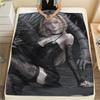 1PC Amane Misa Death Note Print Flannel Blanket, High Quality All Seasons, Home Decor, Warmth and Comfort, Perfect for Christmas Gifts