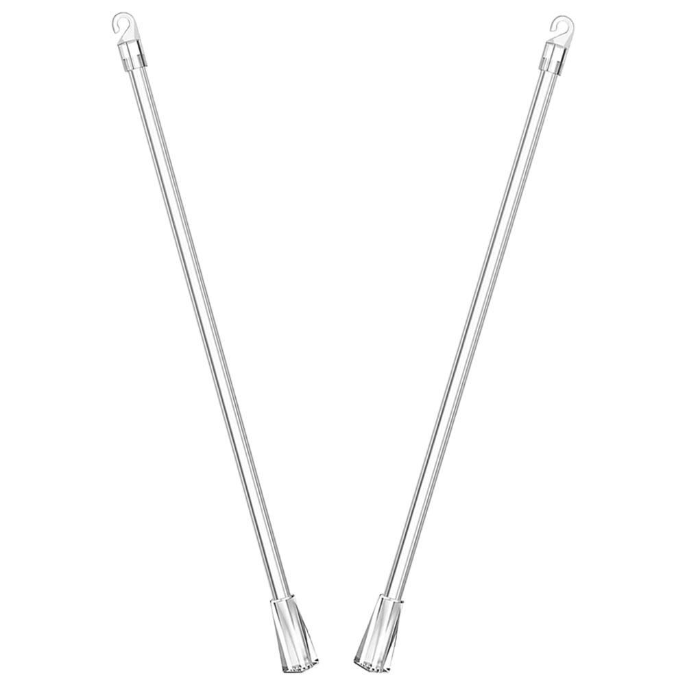2 Pcs Venetian Blind Rotor Blinds Wand Replacement Curtain Pull for Curtains Shutters Hooks Rods Drapes