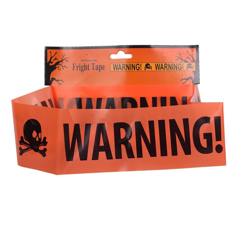 6Mx8CM Halloween Decor Warning Tape Signs Halloween Props Danger Warning Line New Isolation Belt Decoration Halloween Courtyard Home Garden Supplies