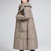 Fashion Woman Winter Coats With Belt Thick Warm Casual Winter Jacket Women's Long Parkas