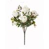Embroidered Ball Simulation Flower Bundle Design Artificial Flower Lifelike Silk Rose  Party Decor