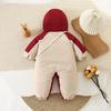 New Autumn & Winter Baby Fleece-Lined Cotton Onesie - Warm, Windproof, Long-Sleeved Romper for Children
