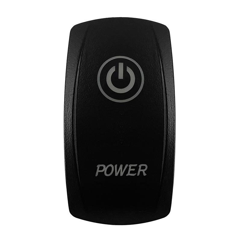 1 Pc Dual WHITE Led Rocker Toggle Switch 5/7P SPST DPDT ON-OFF ON-OFF-ON Switch for Car Boat RV Marine Vehicle Car Tuning Part Switches4