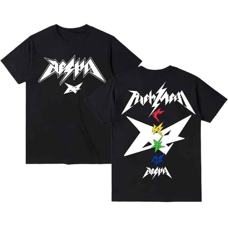 Retro Aespa Rich Man Shirt Rich Man Sweatshirt Aespa Members Karina Giselle Ningning Winter 2026 Aespa Live Tour 4XL