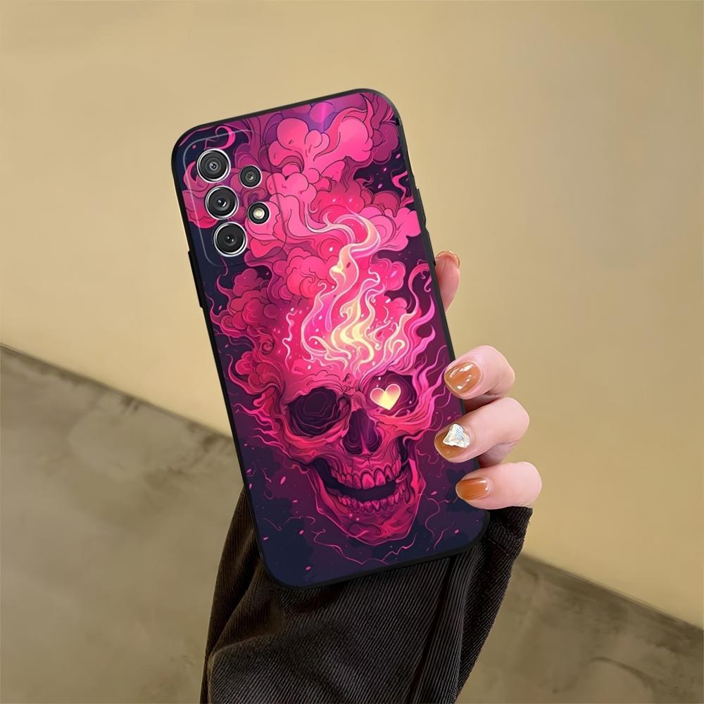 Skull Personality Cool Phone Case For Samsung S24 S25 S20 S26 S21 S22 S23 Ultra Fe Plus A05 A06 A16 A26 A36 A56 Cover