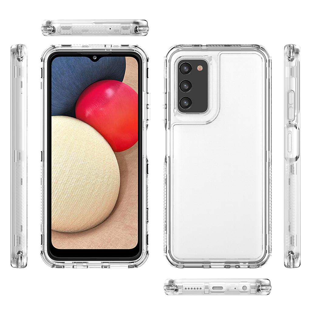 Clear Case for Samsung Galaxy A03s (166.5mm)/A02s (166.5mm) Acrylic+TPU Cover