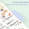 Deli 21537 Transparent Index Tabs