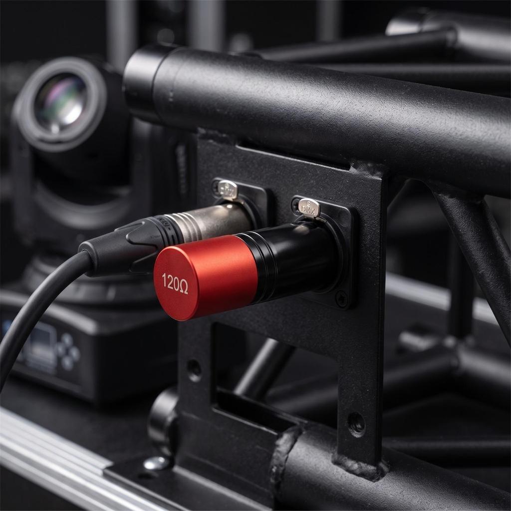 3Pin Xlr DMX512 Terminating Plug 120 Ohm Terminal Resistor for