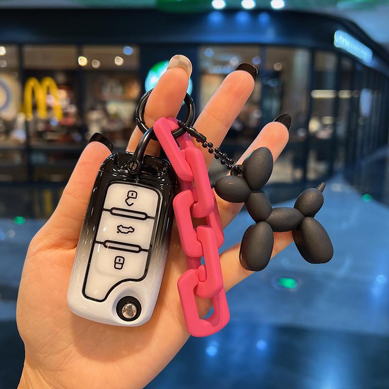 For VOLKSWAGEN VW Car Key Case Cover Shell For VW Volkswagen Golf 7 MK7 Tiguan MK2 For Seat Ateca Leon FR Ibiza For Skoda Octavi