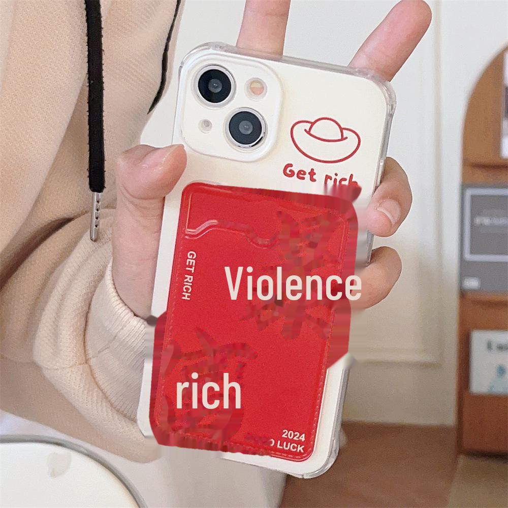 

Чехол для iPhone 13 с зеленым принтом National Tide и держателем для карт, совместим с iPhone 11/12 Pro Max/14. iPhone 16 Pro Max