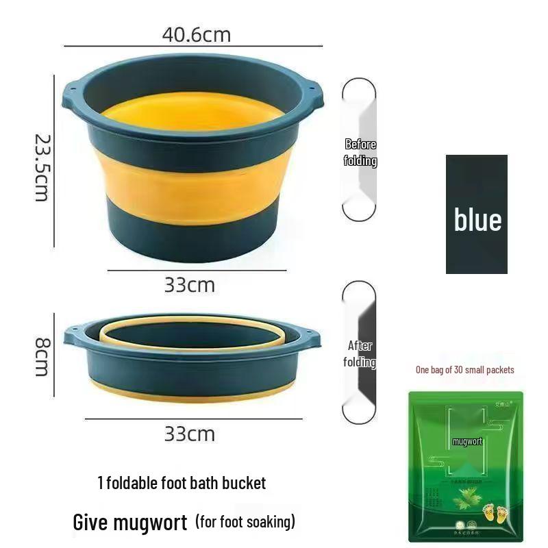 Přenosný izolovaný skládací umyvadlo na nohy pro zimu