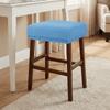 Anti-dirty Bar Stool Covers Square Stool Protector Chair Seat Slipcover  Kitchen Dining Room