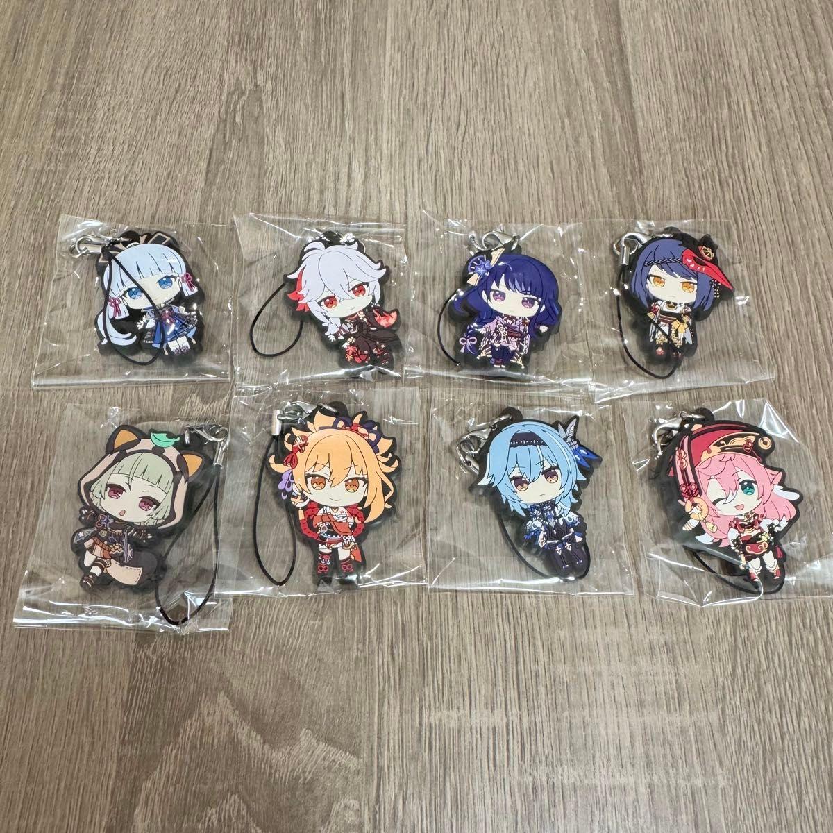 Used Unopened Rubber Strap Genshin Capsule Rubber Strap vol.5 Complete Rubber Strap