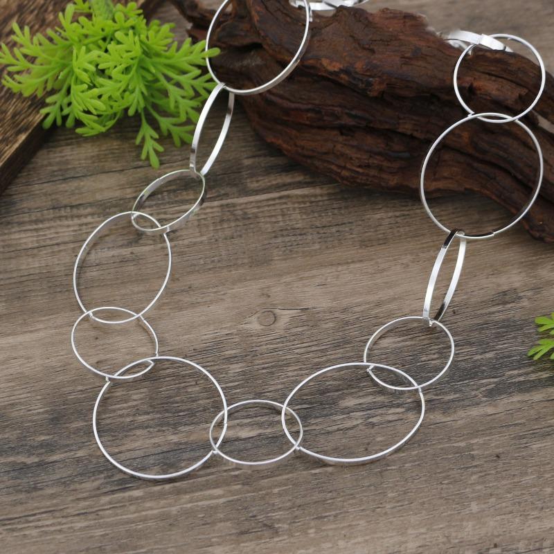 

Новое золотое полое кольцо длинное ожерелье женское креативное преувеличенное полое кольцо богемное длинное ожерелье