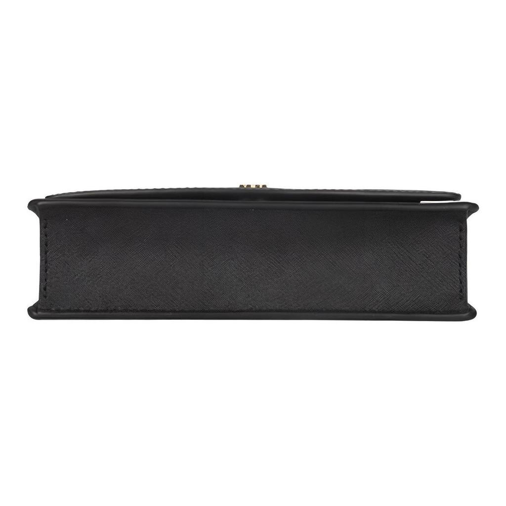 Tory Burch Minimalist Flap Closure Leather Shoulder Crossbody Bag Women Bags Black 63982-001