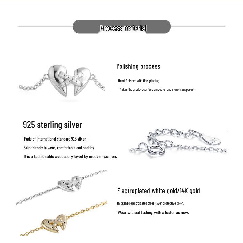 Arvaleff S925 Sterling Silver & 14k Gold Christmas Bell Necklace with Zircon and Diamonds