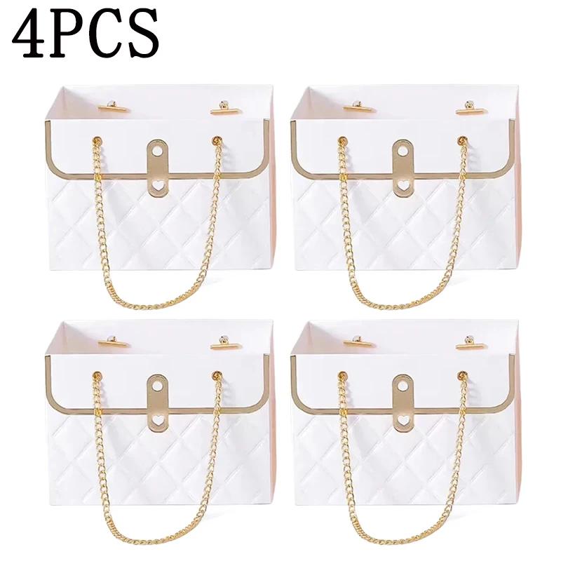 Flower Box Rose Packaging Box Portable Valentine's Day Birthday Party Gifts Wrapping Paper Bag Gift Box Candy Cake Flower Shop