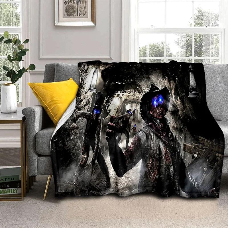 COD Game, 3D Call of Duty ,Gamer HD Blanket,Soft Throw Blanket for Home Bedroom Bed Sofa Picnic Travel Office Cover Blanket Kids