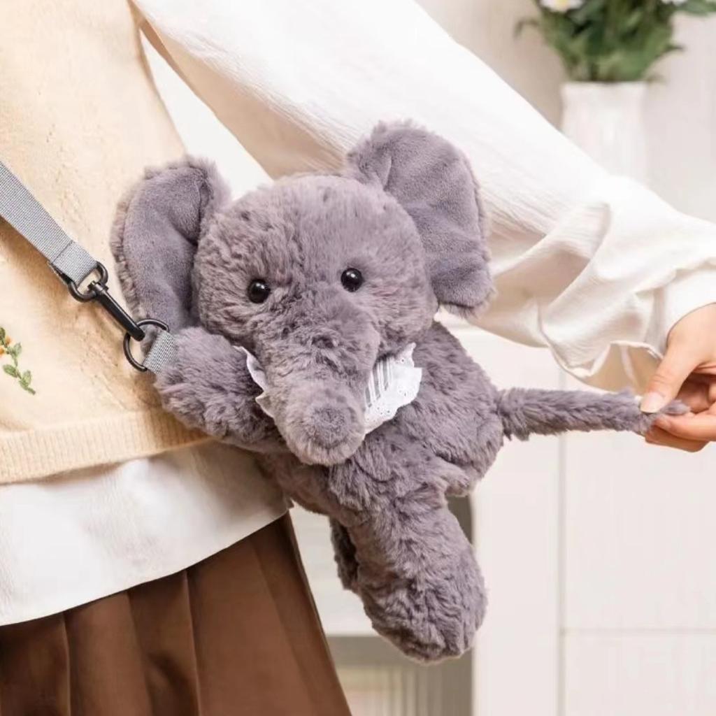 30cm Cute Rabbit Plush Backpack Fashion Plushie Doll Children's Bag Shoulder Bag Mini Knapsack Bags Gifts for Girlfriend
