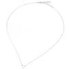 Heart Pendant Necklace 925 Sterling Silver Necklace Stylish Romantic Women Girl Necklace for Daily Party