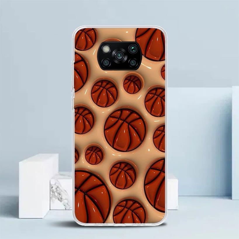 Basketball Basket Play Phone Case For Xiaomi Poco F7 Ultra X5 X6 X7 Pro M7 Redmi 15C 15 13C 13 12C 12 10C 10 10A 9 9C 9A 9T Cove