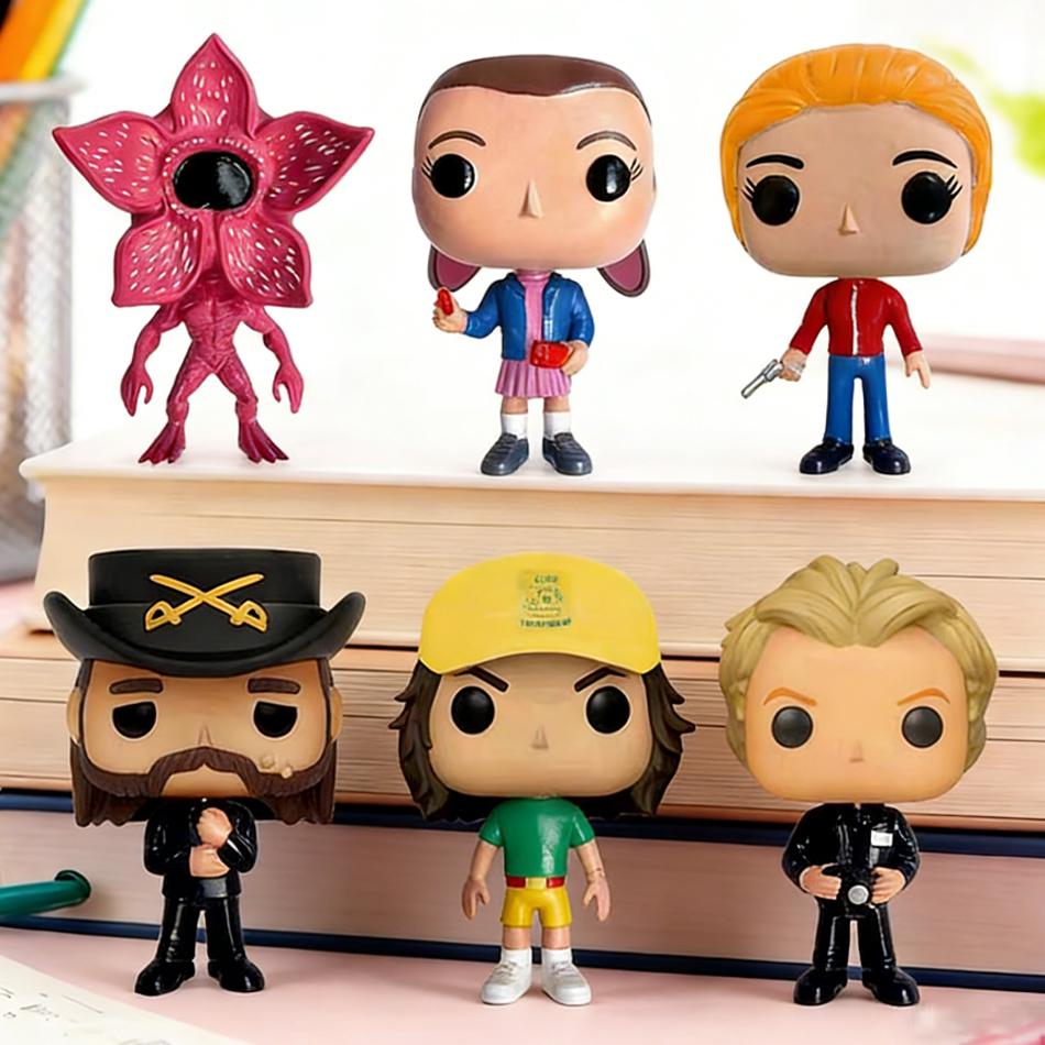 6 Stück/Set Stranger Things Figur Jane Ives/Will Byers/Mike /Blume Wheeler Actionfigur Cosplay Vinylornament Figuren Spielzeug Geschenk