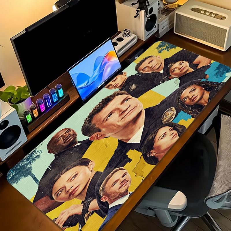 Noob Old Man Mouse Pad, Large Gaming Desk Mat, Non-slip XXL Mousepad for Laptop & Tablet, Mini PC Playmat with Stitched Edges