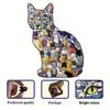 Wooden Alien Irregular Animal Puzzle Scientific Puzzle Adult Children Hand-Eye Coordination Development Intelligence