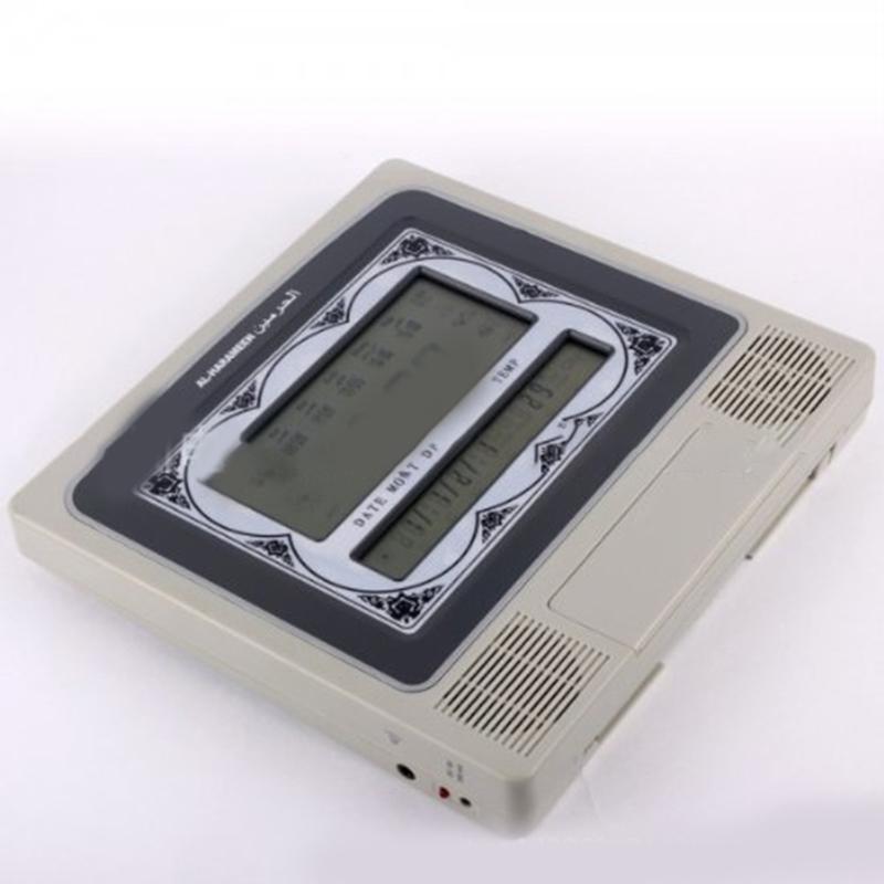 Decorative Azan Clock Calendars Muslim Prayer Desk Alarm Clock Digital Reminder Decorative Automatic Digital Alarm Clock