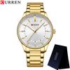 CURREN Sport Men Watch Top Brand Luxury Gold Military Waterproof Male Clock Stainless Steel Quartz Business Man Wristwatch 8430