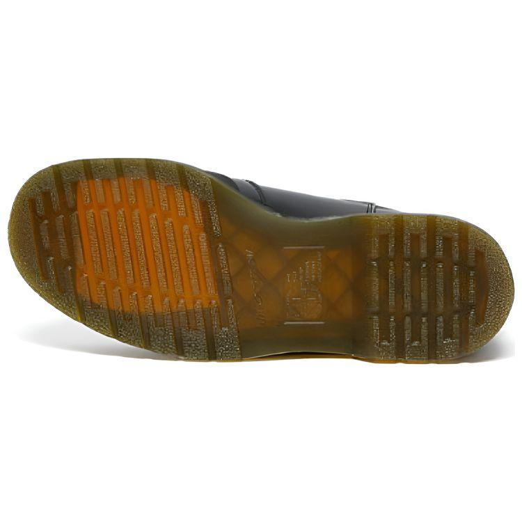 Dr.. Bocanci Chelsea Scurți Martens 2976 Piele Lucios Patchwork Unisex Negru 27479001