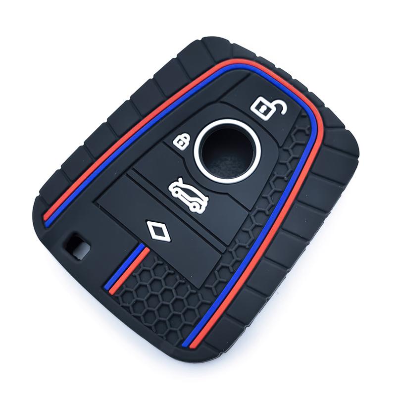 

For BMW I3 I8 Series 2014 2016 2017 Protect Shell Accessories Car Remote FOB 4 Buttons Car Remote Silicone Key Case Cover