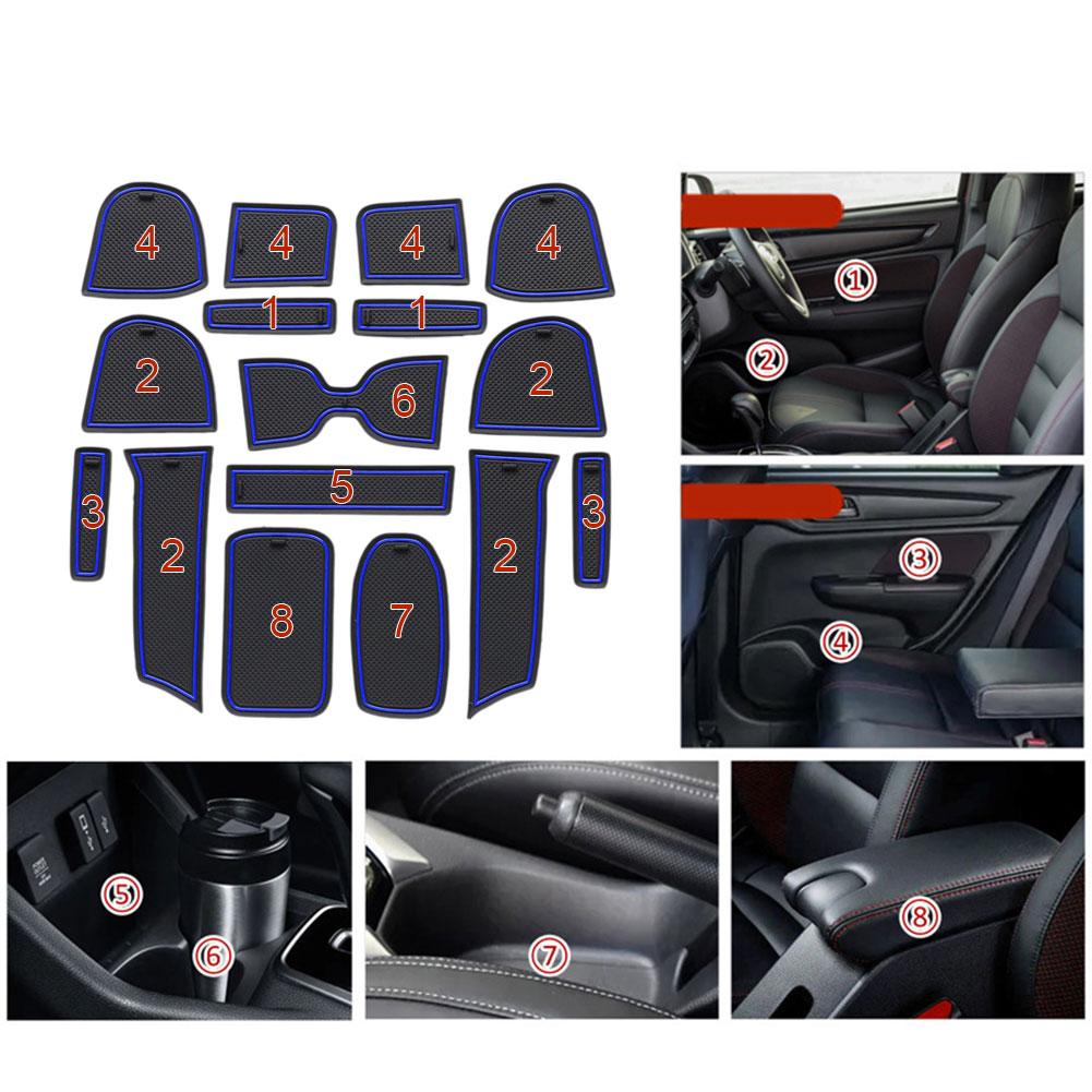 For Honda WRV 2024 Accessories For Honda 23 WRV Door Slot Mat Car Accessories For Honda WRV 2024 2024 E7C2