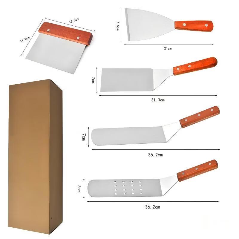 Multi-Purpose Stainless Steel Kitchen Spatulas & Turners
