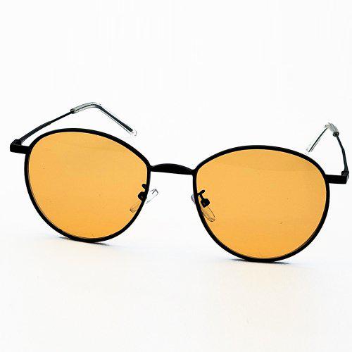 Lapeullolida Meryl Orange Tinted Sunglasses