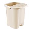 High Calf Foot Bath Basin: Deep, Thick Plastic Insulated Bucket