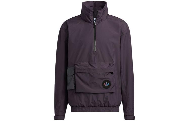

Adidas Originals Jackets Men s Purple Stand Collar Moderate Workwear H58065 M
