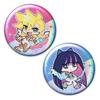 New PANTY STOCKING with GARTERBELT Holographic Badge Set of 2 Panty Stocking & &