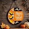 Halloween Wooden Signboard Bat Hollow Wall Hanging Living Room Festive Wall Decoration Woodcraft Hanging
