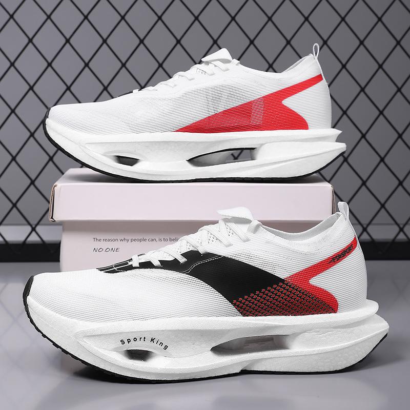 2025 New Men's Sports Shoes Cushioning Non-Slip Flat Wear Resistant Sneakers Mesh Breathable Platform Soft Running Shoes for Man